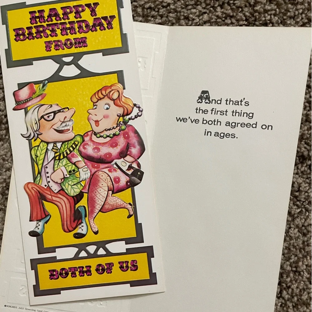 Vintage Greeting cards from the 1980’s  bundle  of nine USA Joli card co.